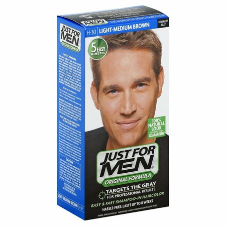 JUST FOR MEN SHAMPOO IN LIGHT/MEDIUM BROWN H30 281141